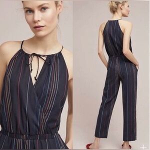 ANTHROPOLOGIE DOLAN Left Coast stripe romper jumpsuit M